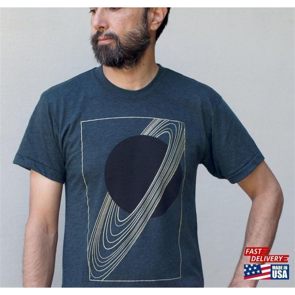 Rings Of Saturn Astronomy Space Graphic Unisex T-Shirt